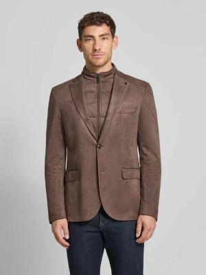 Marynarka zapinana na dwa guziki z zamkiem błyskawicznym Bugatti