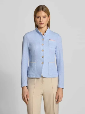 Marynarka ze stójką i kieszenią piersiową WHITE LABEL