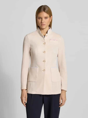 Marynarka ze stójką i kieszenią piersiową WHITE LABEL