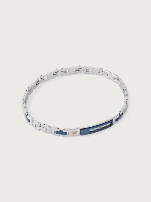 MASERATI bransoletka męska DIAMONDS srebrny
