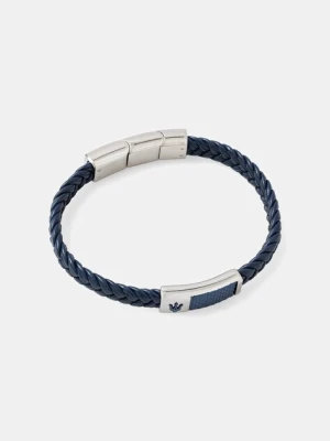 MASERATI bransoletka męska skórzana RECYCLED LEATHER