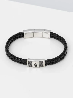 Maserati bransoletka skórzana LEATHER męska JM424AVE25