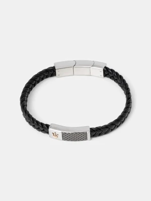 Maserati bransoletka skórzana LEATHER męska JM424AVE26