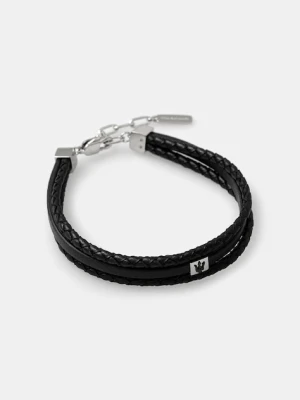 Maserati bransoletka skórzana LEATHER męska JM525AVE32