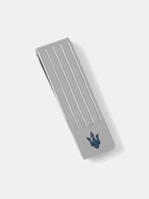 MASERATI klips do banknotów ICONIC srebrny