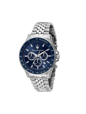 Maserati Zegarek Sfida Chronograph R8873640025 Srebrny