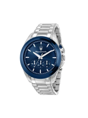 Maserati Zegarek Traguardo Chronograph R8873612067 Srebrny