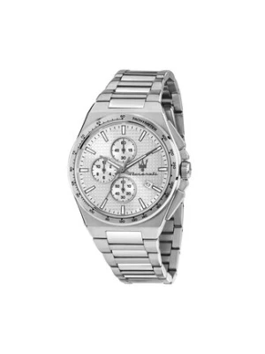 Maserati Zegarek Velocita Slim Chronograph R8873653005 Srebrny