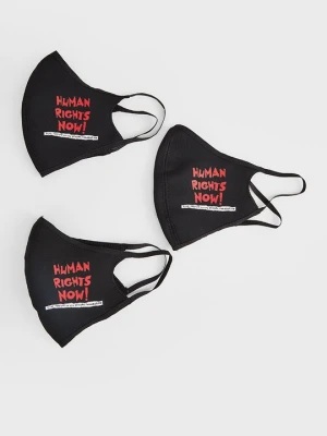 Maska z tkaniny Reebok czarny
