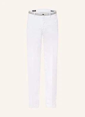 Mason's Chinosy Torino Slim Fit weiss