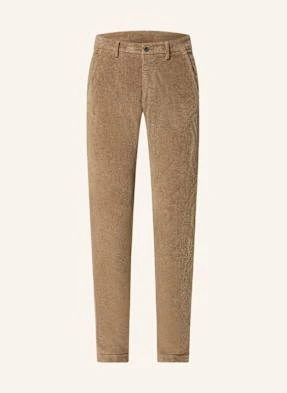 Mason's Chinosy Ze Sztruksu Extra Slim Fit beige