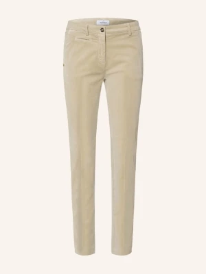 Mason's Spodnie Z Materiału Typu Marle New York beige