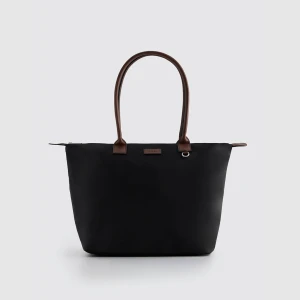 Materiałowa torba shopper czarna House