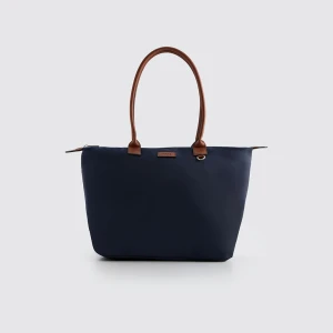 Materiałowa torba shopper granatowa House