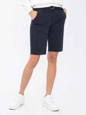 Materiałowe szorty z paskiem P-MIYA Volcano