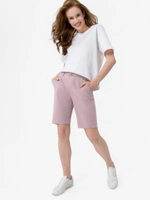 Materiałowe szorty z paskiem P-MIYA Volcano