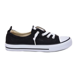 Materiałowe Trampki Damskie Lee Cooper LCW-25-02-3299L Czarne