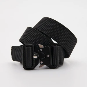 Materiałowy pasek z zatrzaskową klamrą House