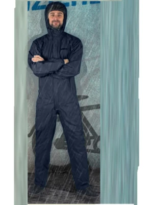 Maul Sport Kombinezon przeciwdeszczowy "21-Megatex" w kolorze granatowym rozmiar: S