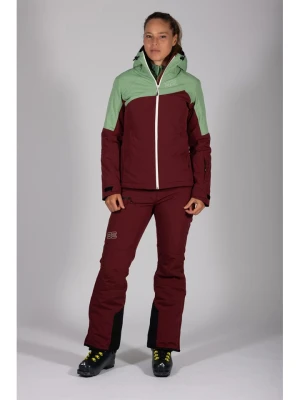 Maul Sport Kurtka narciarska "Schneeberg" w kolorze bordowo-zielonym rozmiar: 46