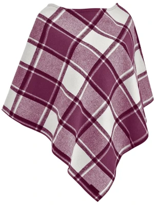Maul Sport Ponczo funkcyjne "Sissi II" w kolorze bordowo-białym rozmiar: onesize