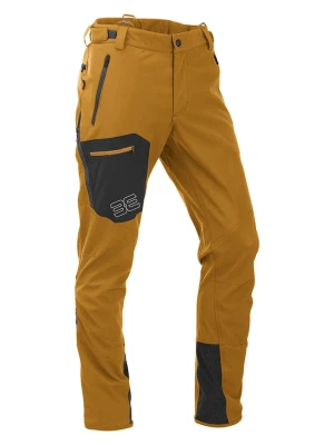 Maul Sport Softshellowe spodnie trekkingowe "Seilschaft" w kolorze musztardowym rozmiar: 52