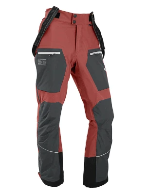 Maul Sport Spodnie narciarskie "Pamir Alpin II-Megatex" w kolorze antracytowo-czerwonym rozmiar: 50