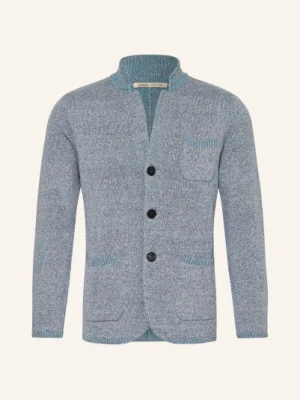 Maurizio  Baldassari Dzianinowa Kurtka Vanise Z Lnem blau