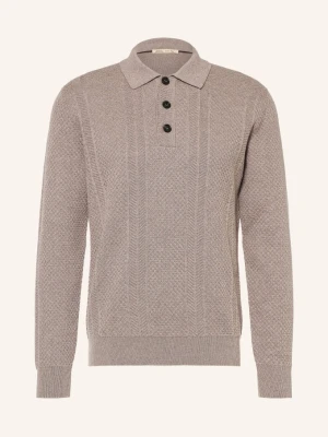 Maurizio Baldassari Koszulka Polo Z Dzianiny beige MAURIZIO BALDASSARI