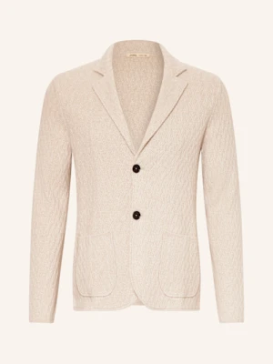 Maurizio Baldassari Marynarka Z Dzianiny Regular Fit weiss