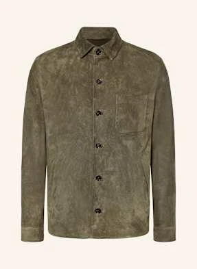 Maurizio  Baldassari Overjacket Ze Skóry gruen