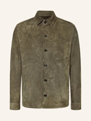 Maurizio Baldassari Overjacket Ze Skóry gruen