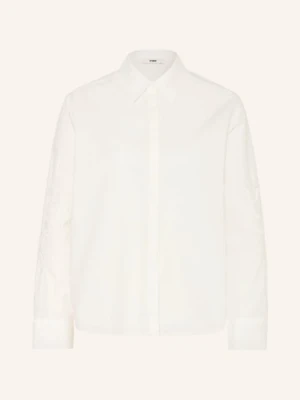 Mavi Bluzka Z Ażurową Koronką weiss