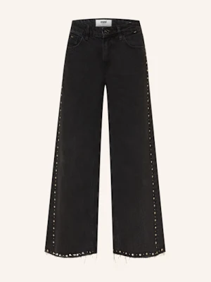 Mavi Jeansy Wide Leg Rebecca Z Ćwiekami schwarz