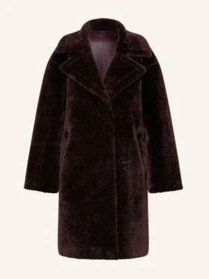 Mavi Płaszcz Ze Sztucznego Futra rot