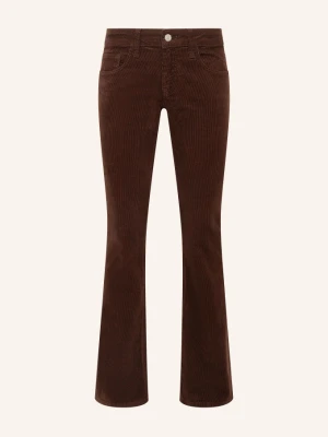 Mavi Spodnie Bootcut Bella Z Sztruksu braun CIEMNOBRĄZOWY