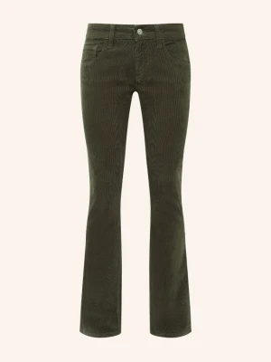 Mavi Spodnie Bootcut Bella Z Sztruksu gruen OLIWKOWY