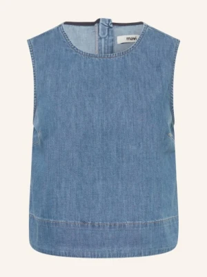 Mavi Top W Stylu Jeansowym blau