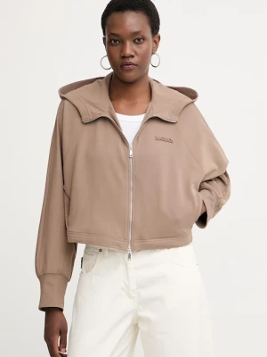 Max&Co. bluza z kapturem damska bawełniana z elastanem MCODONNOLA