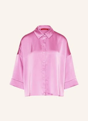 Max & Co. Bluzka Satynowa Sbembo Z Rękawami 3/4 rosa