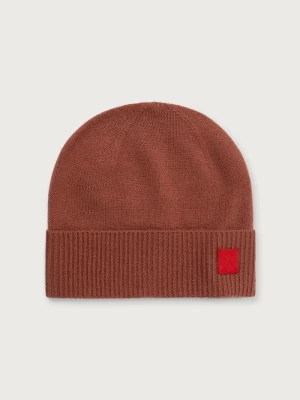 Max&Co. czapka beanie damska wełniana MCAGROLLA pomarańczowy