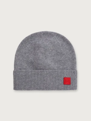 Max&Co. czapka beanie damska wełniana MCAGROLLA szary