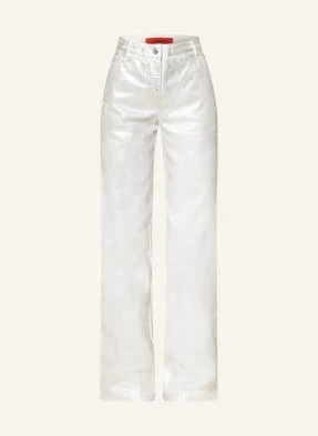 Max & Co. Jeansy Basilio Straight Fit silber