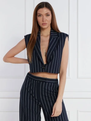 MAX&Co. Kamizelka | Cropped Fit granatowy