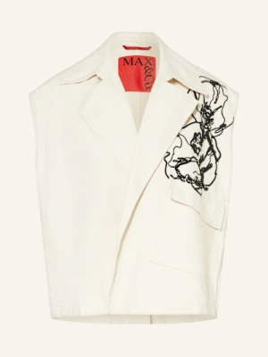 Max & Co. Kamizelka Jeansowa Radium weiss