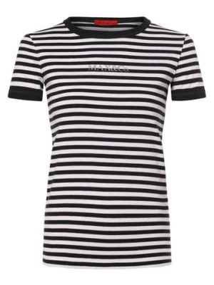 MAX&Co. Koszulka damska - Logotee Kobiety Bawełna niebieski|biały w paski,