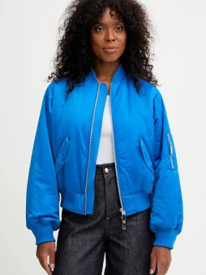 MAX&Co. kurtka bomber kolor niebieski zimowa 2528486022200
