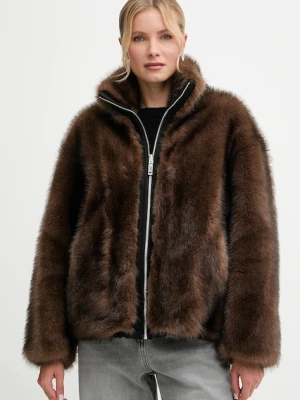 MAX&Co. kurtka dwustronna kolor brązowy przejściowa oversize 2526086014200