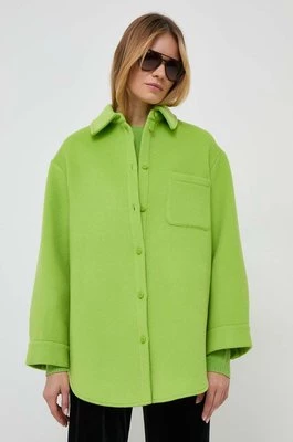 MAX&Co. kurtka koszulowa x Anna Dello Russo kolor zielony przejściowa oversize