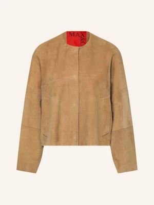 Max & Co. Kurtka Skórzana Curva braun MAX&Co. CAMELOWY